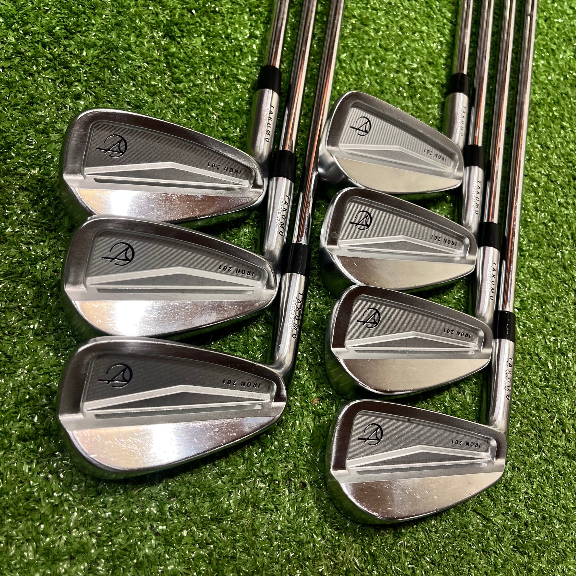 Takomo 201 Forged Iron Set 4-PW Steel Regular Flex LH