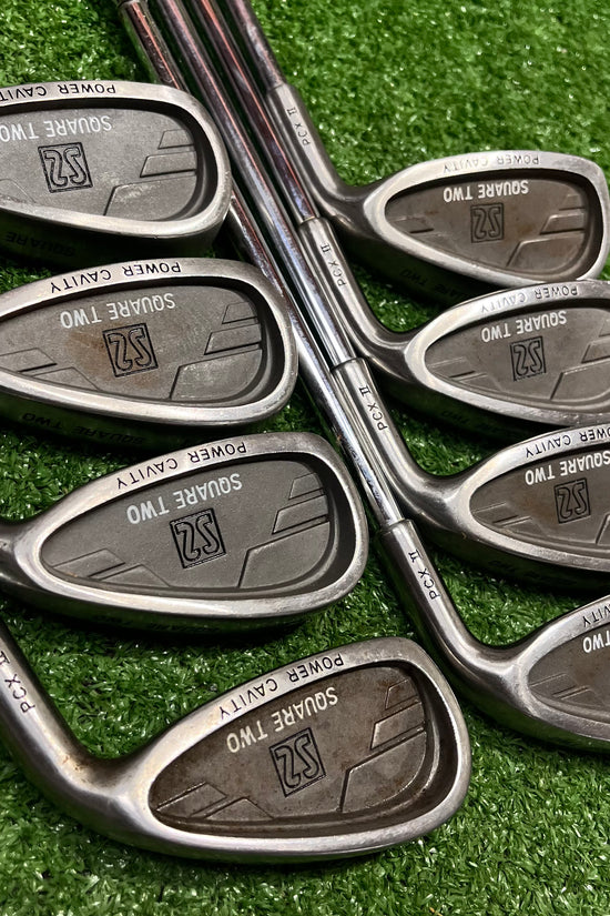 Square Two Power Cavity Iron Set 3-PW Steel Regular Flex RH