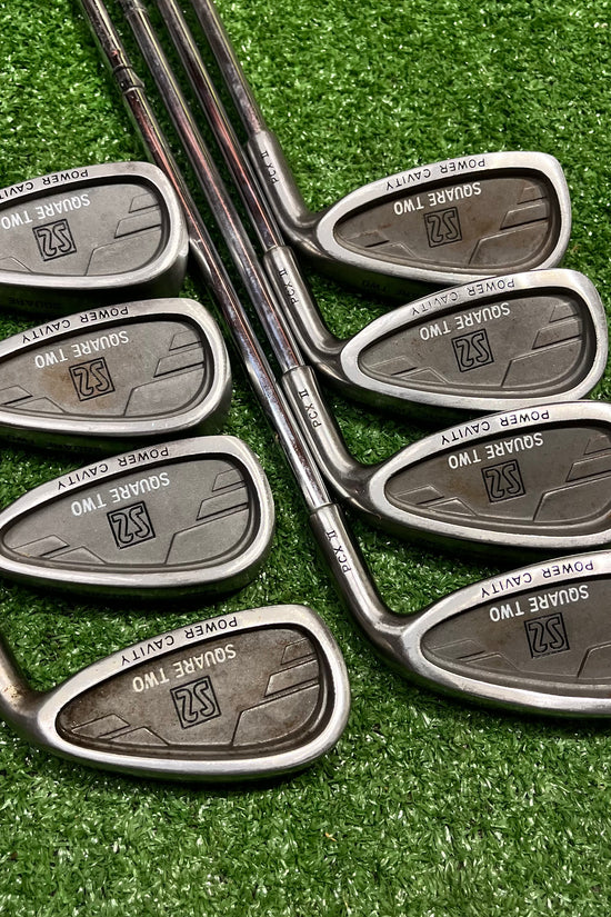 Square Two Power Cavity Iron Set 3-PW Steel Regular Flex RH