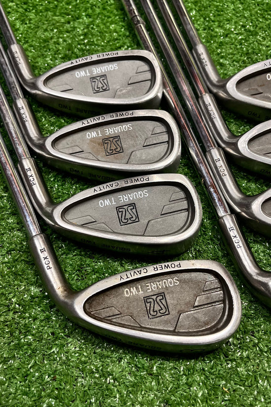 Square Two Power Cavity Iron Set 3-PW Steel Regular Flex RH