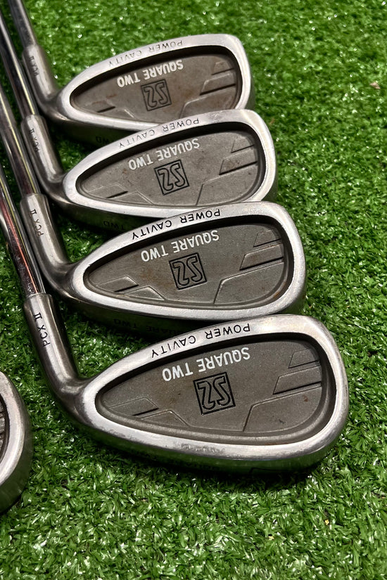 Square Two Power Cavity Iron Set 3-PW Steel Regular Flex RH