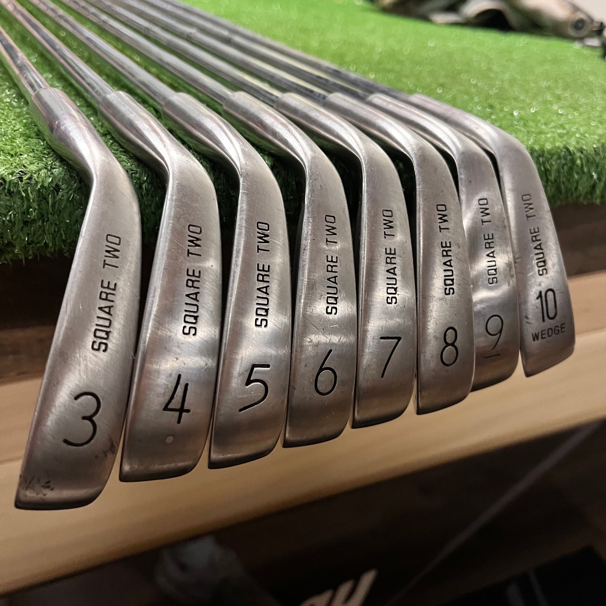 Square Two Power Cavity Iron Set 3-PW Steel Regular Flex RH