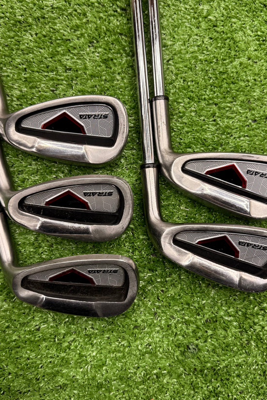 Callaway Strata Red Iron Set PW-6i Steel Uniflex RH - FAIRWAY FINDS
