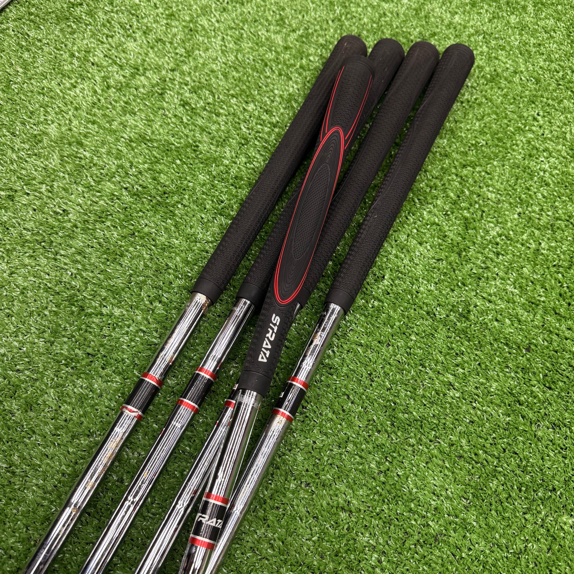 Callaway Strata Red Iron Set PW-6i Steel Uniflex RH - FAIRWAY FINDS