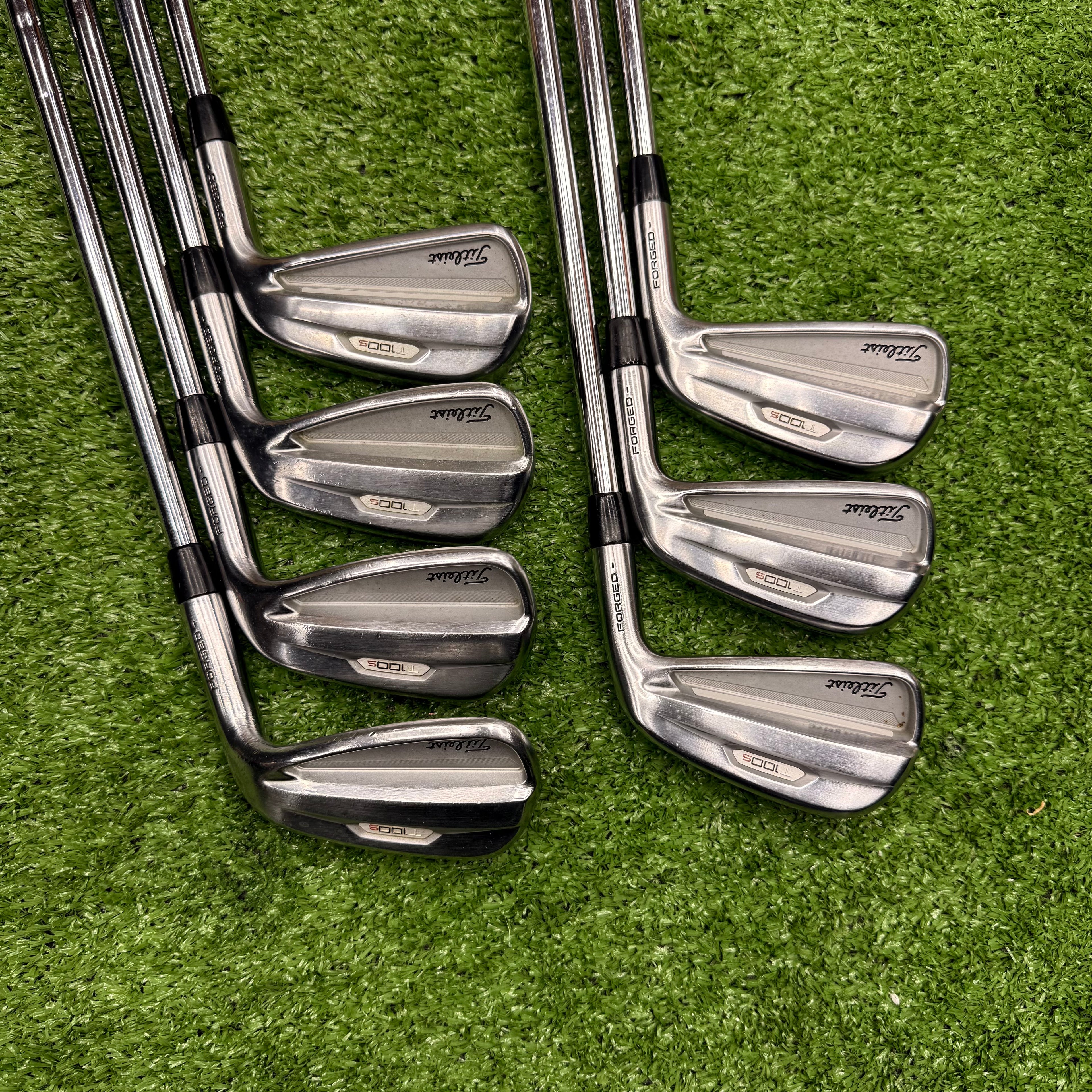 Titleist 2021 T100s Iron Set 4-PW Stiff Steel RH *READ* - FAIRWAY FINDS