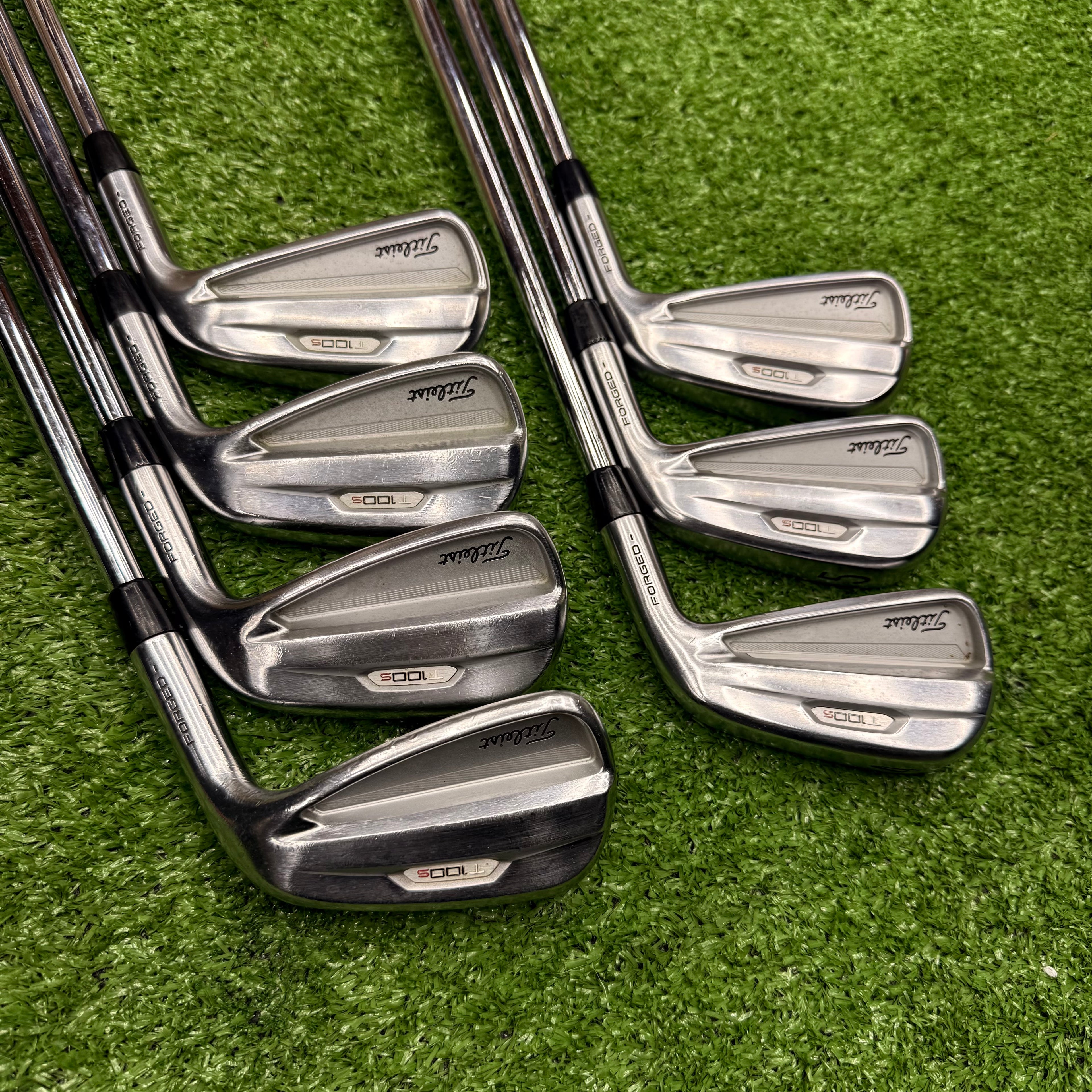 Titleist 2021 T100s Iron Set 4-PW Stiff Steel RH *READ* - FAIRWAY FINDS