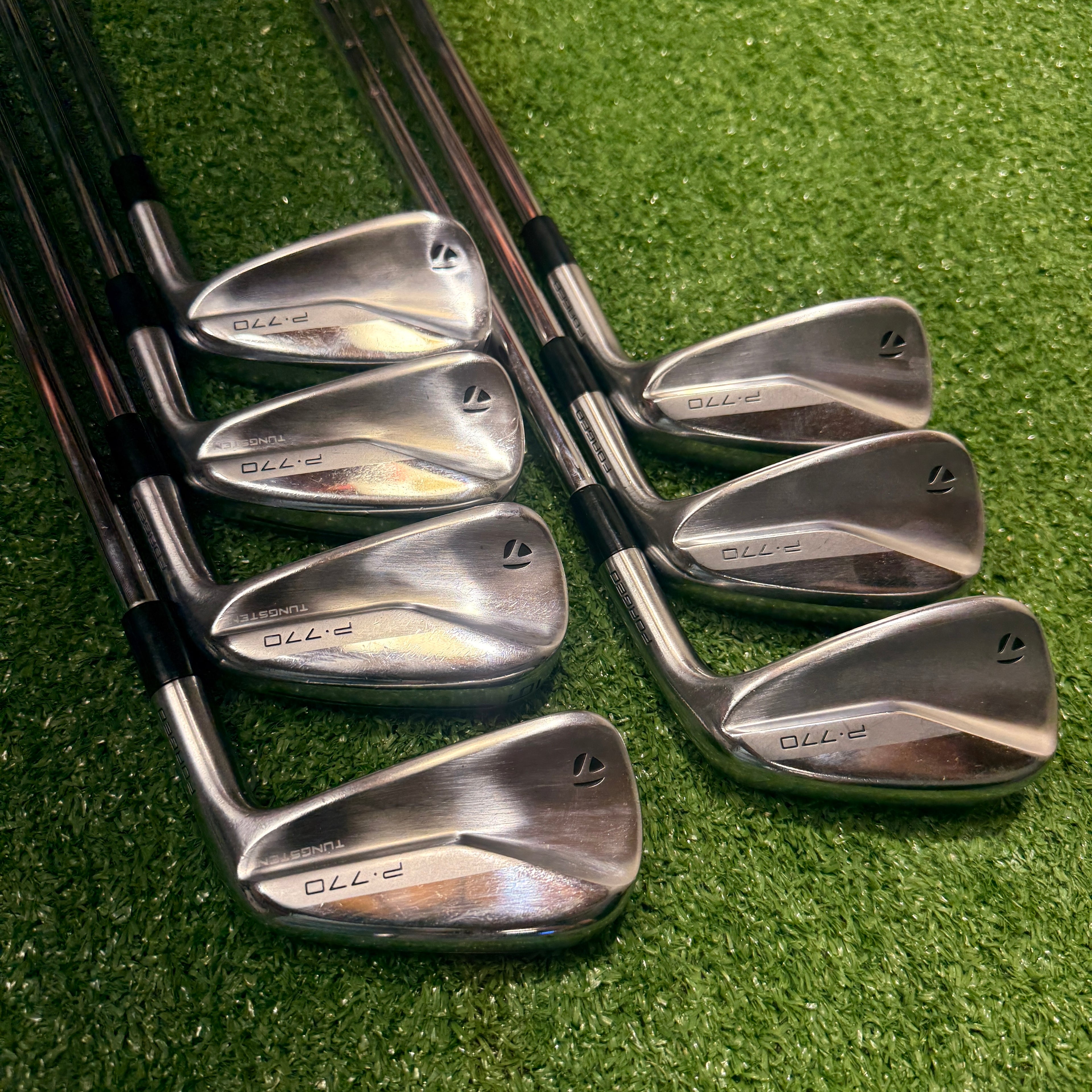Taylormade P770 Iron Set 5-AW Steel Stiff Flex RH