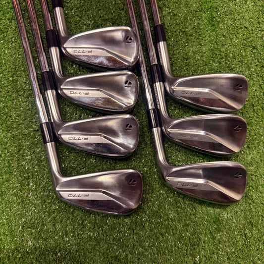 Taylormade P770 Iron Set 5-AW Steel Stiff Flex RH
