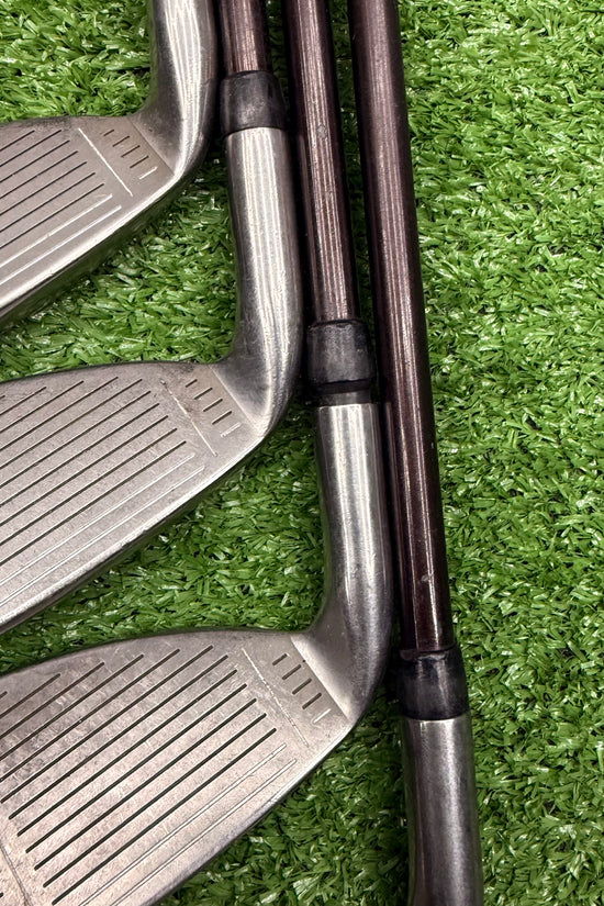 Taylormade Supersteel Burner Iron Set 3-PW+AW Graphite Regular RH *READ* - FAIRWAY FINDS