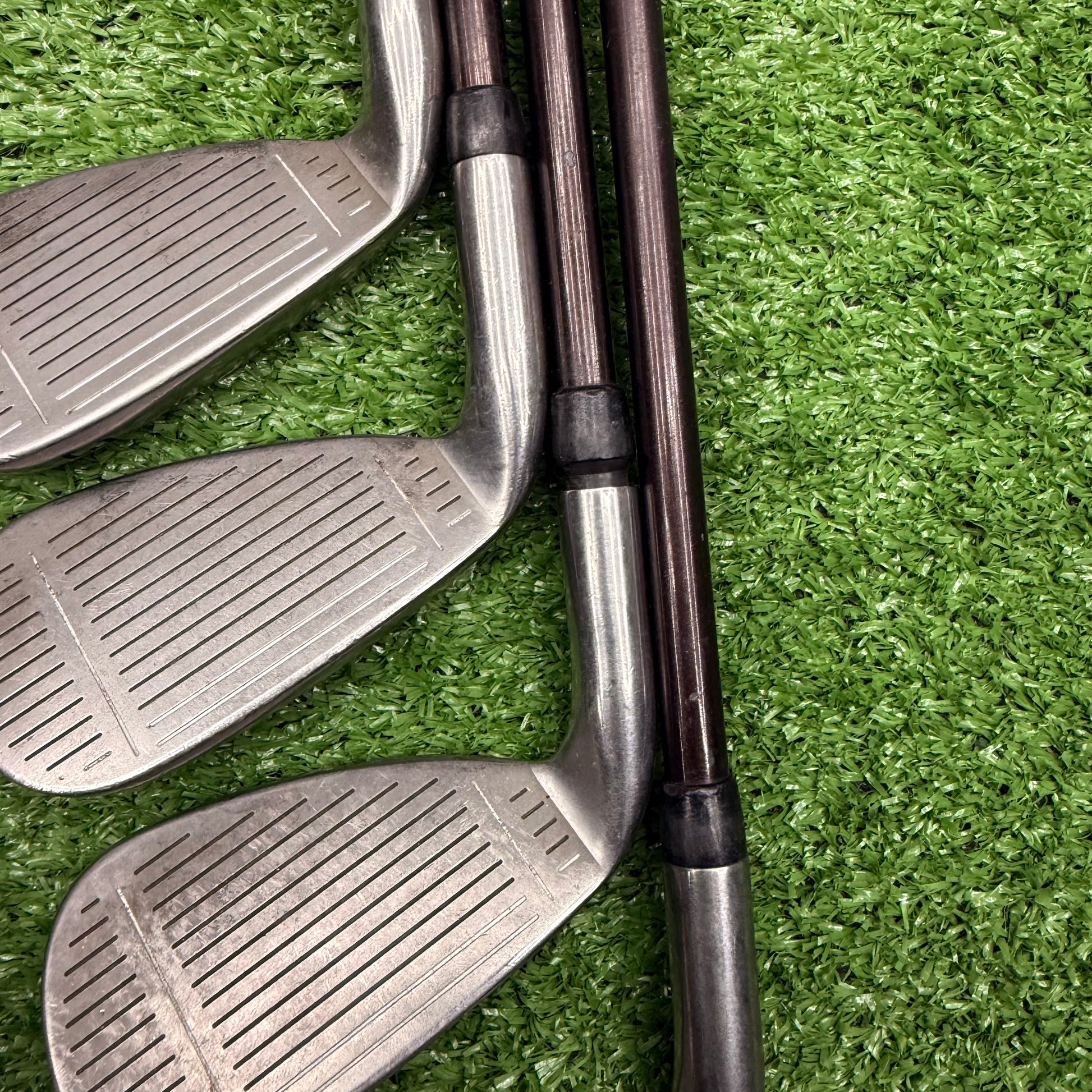 Taylormade Supersteel Burner Iron Set 3-PW+AW Graphite Regular RH *READ* - FAIRWAY FINDS