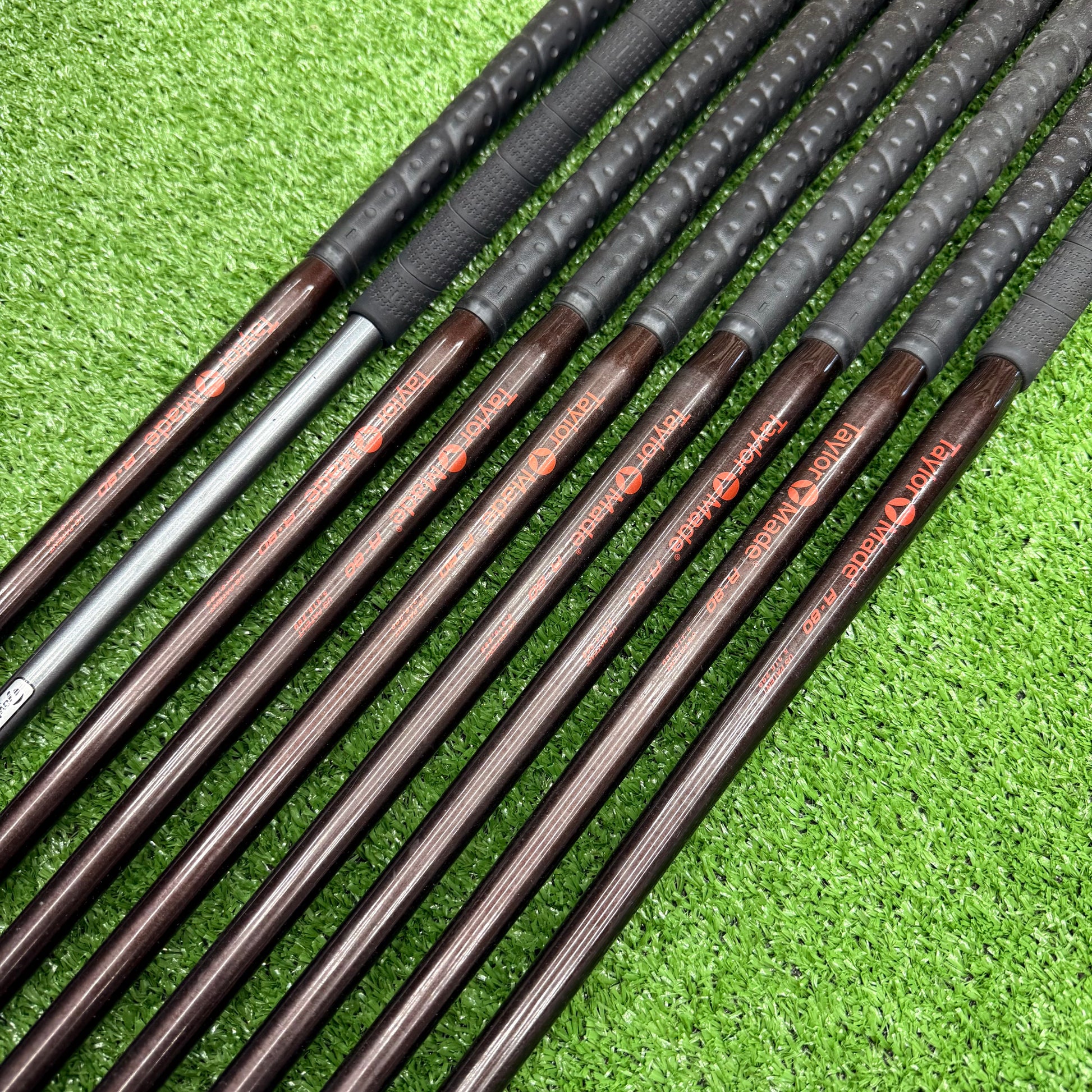 Taylormade Supersteel Burner Iron Set 3-PW+AW Graphite Regular RH *READ* - FAIRWAY FINDS