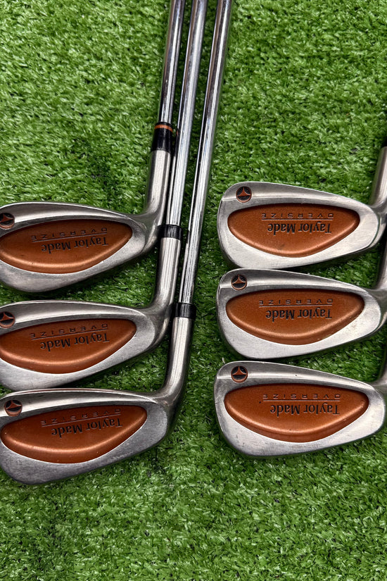 Taylormade Oversize Burner Iron Set 6-PW+SW Stiff Steel LH - FAIRWAY FINDS