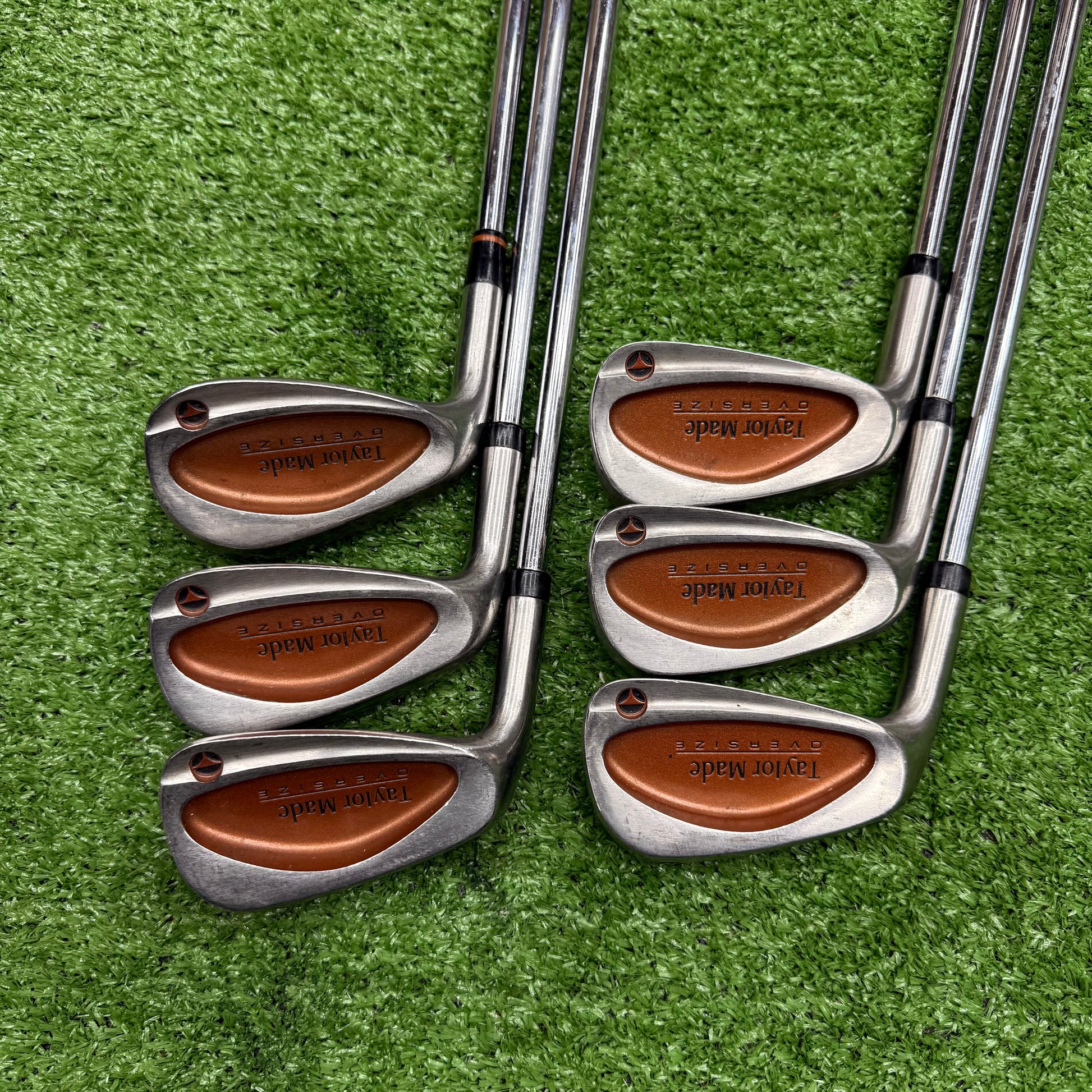 Taylormade Oversize Burner Iron Set 6-PW+SW Stiff Steel LH - FAIRWAY FINDS