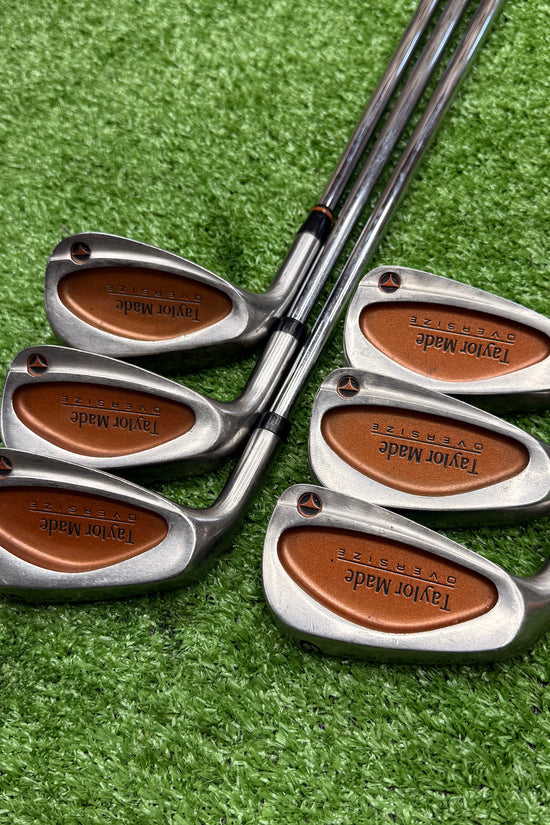 Taylormade Oversize Burner Iron Set 6-PW+SW Stiff Steel LH - FAIRWAY FINDS