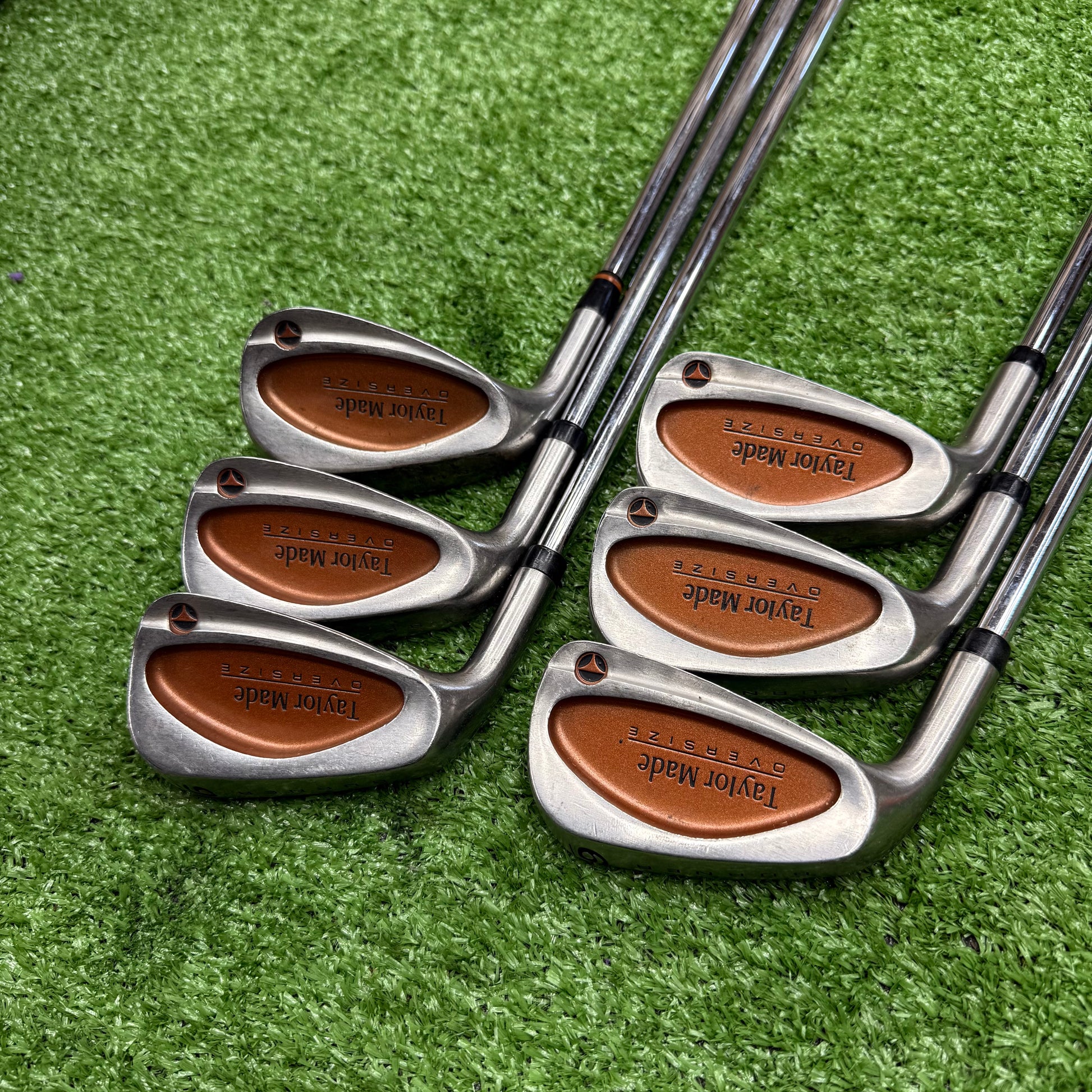 Taylormade Oversize Burner Iron Set 6-PW+SW Stiff Steel LH - FAIRWAY FINDS