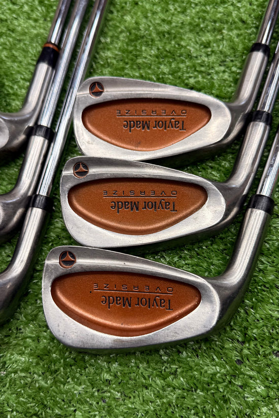 Taylormade Oversize Burner Iron Set 6-PW+SW Stiff Steel LH - FAIRWAY FINDS