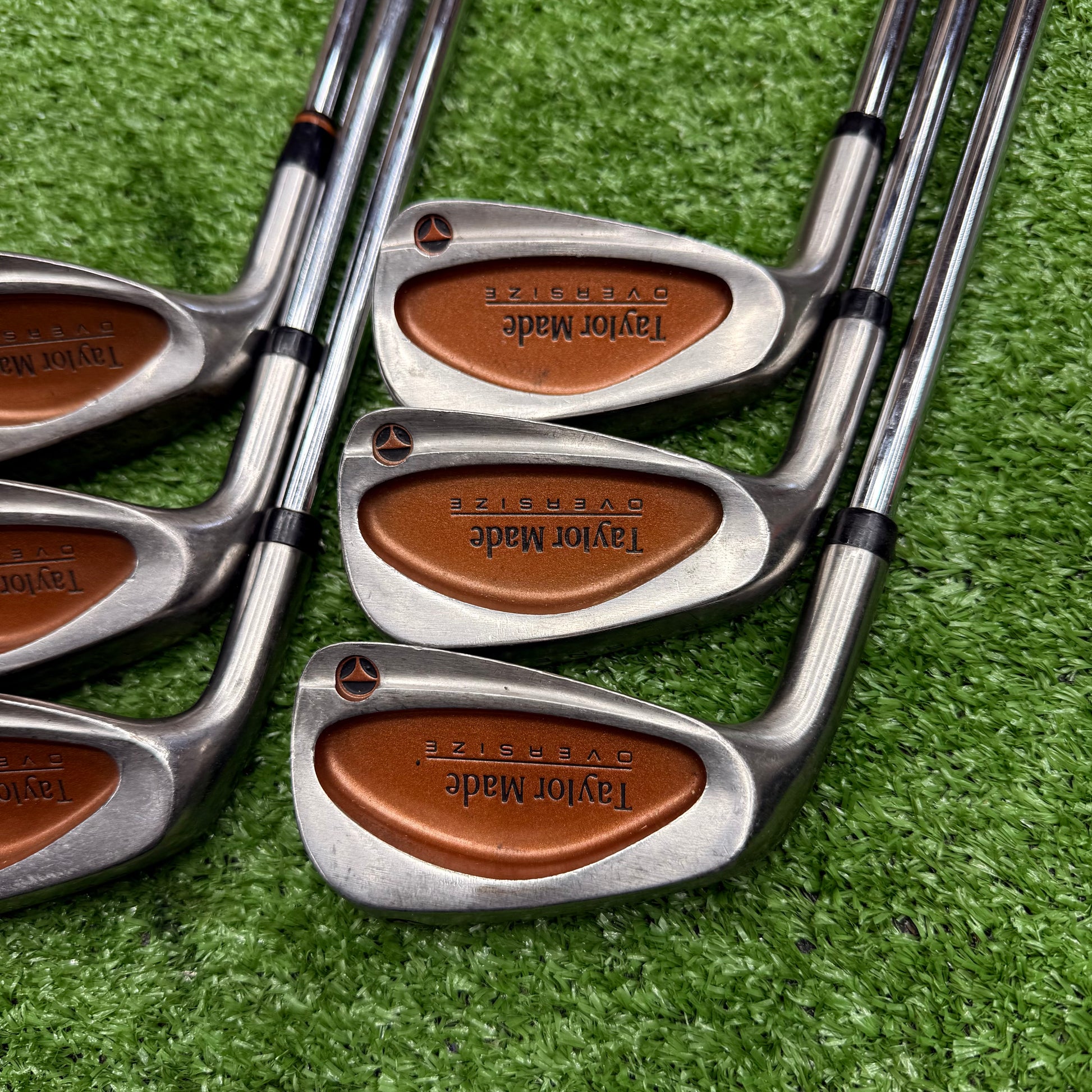 Taylormade Oversize Burner Iron Set 6-PW+SW Stiff Steel LH - FAIRWAY FINDS