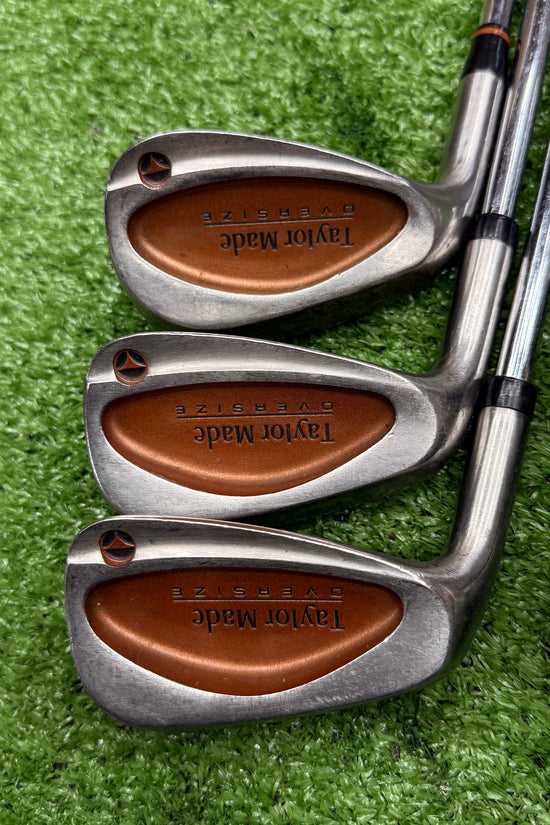 Taylormade Oversize Burner Iron Set 6-PW+SW Stiff Steel LH - FAIRWAY FINDS