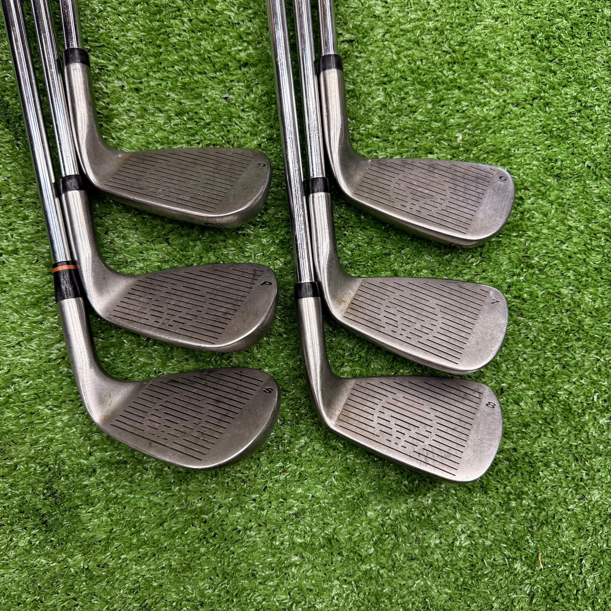 Taylormade Oversize Burner Iron Set 6-PW+SW Stiff Steel LH - FAIRWAY FINDS
