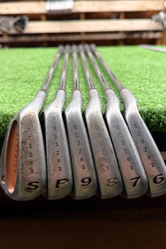 Taylormade Oversize Burner Iron Set 6-PW+SW Stiff Steel LH - FAIRWAY FINDS