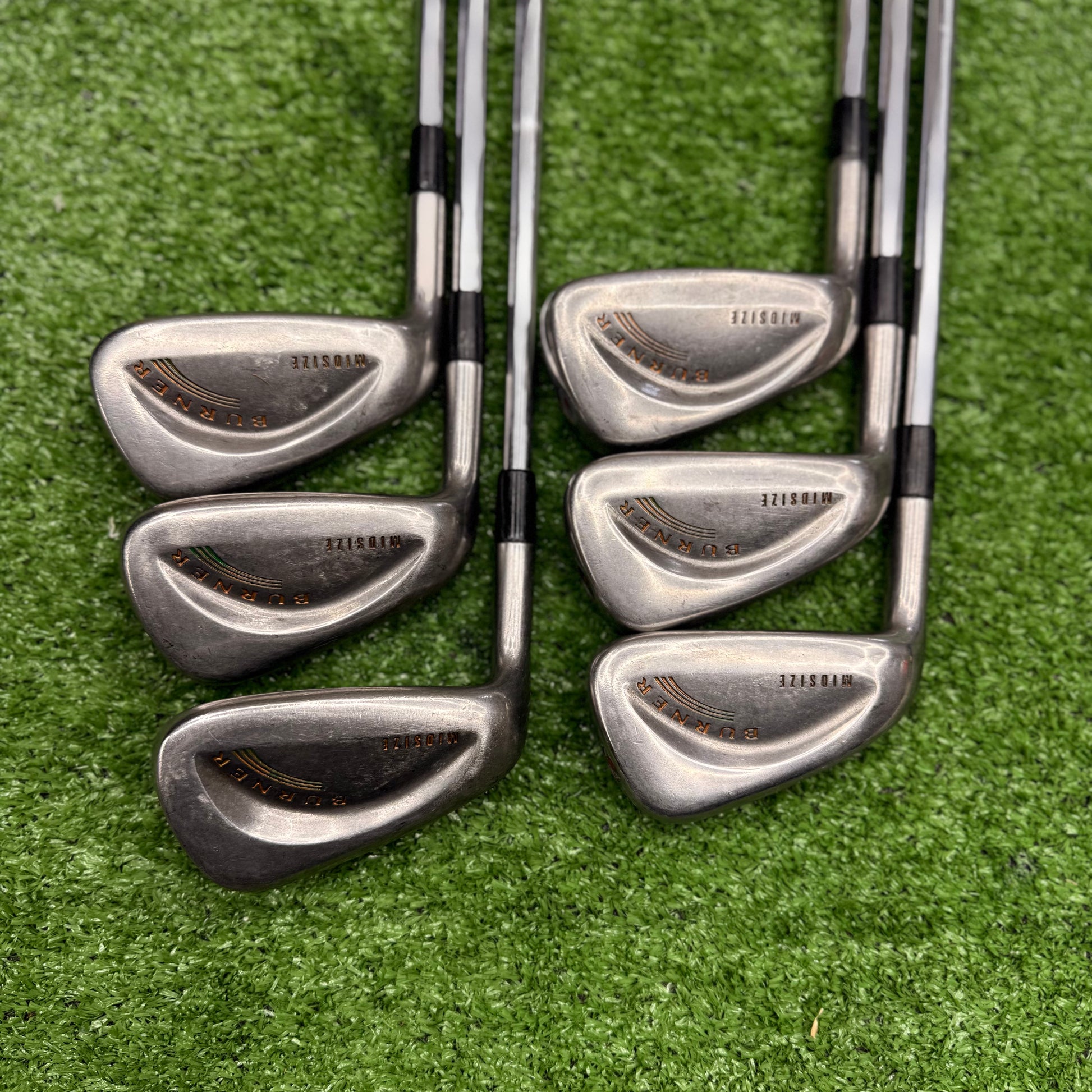 Taylormade Midsize Burner Iron Set 9i-4i Stiff Steel LH - FAIRWAY FINDS