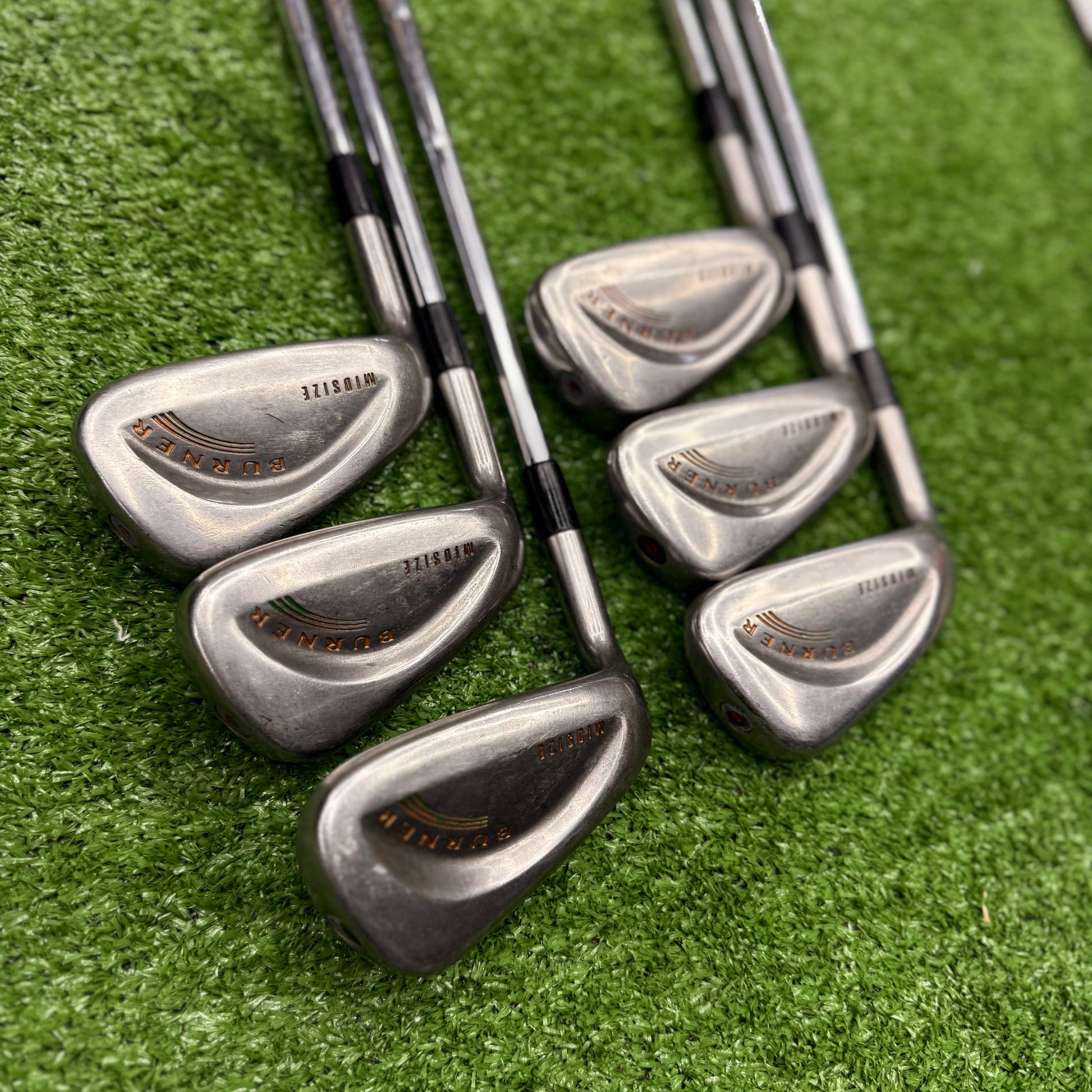 Taylormade Midsize Burner Iron Set 9i-4i Stiff Steel LH - FAIRWAY FINDS