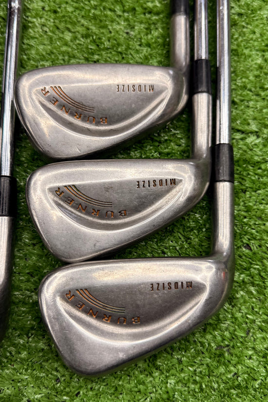 Taylormade Midsize Burner Iron Set 9i-4i Stiff Steel LH - FAIRWAY FINDS