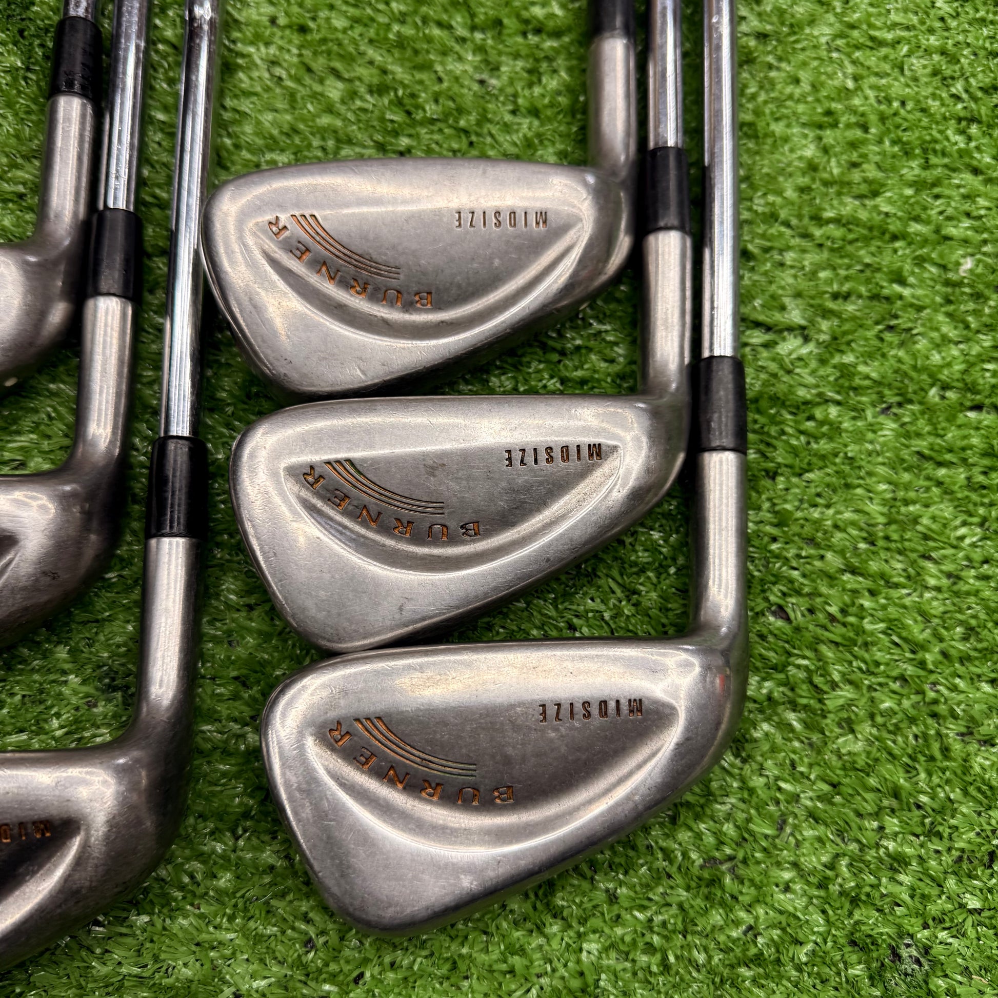 Taylormade Midsize Burner Iron Set 9i-4i Stiff Steel LH - FAIRWAY FINDS