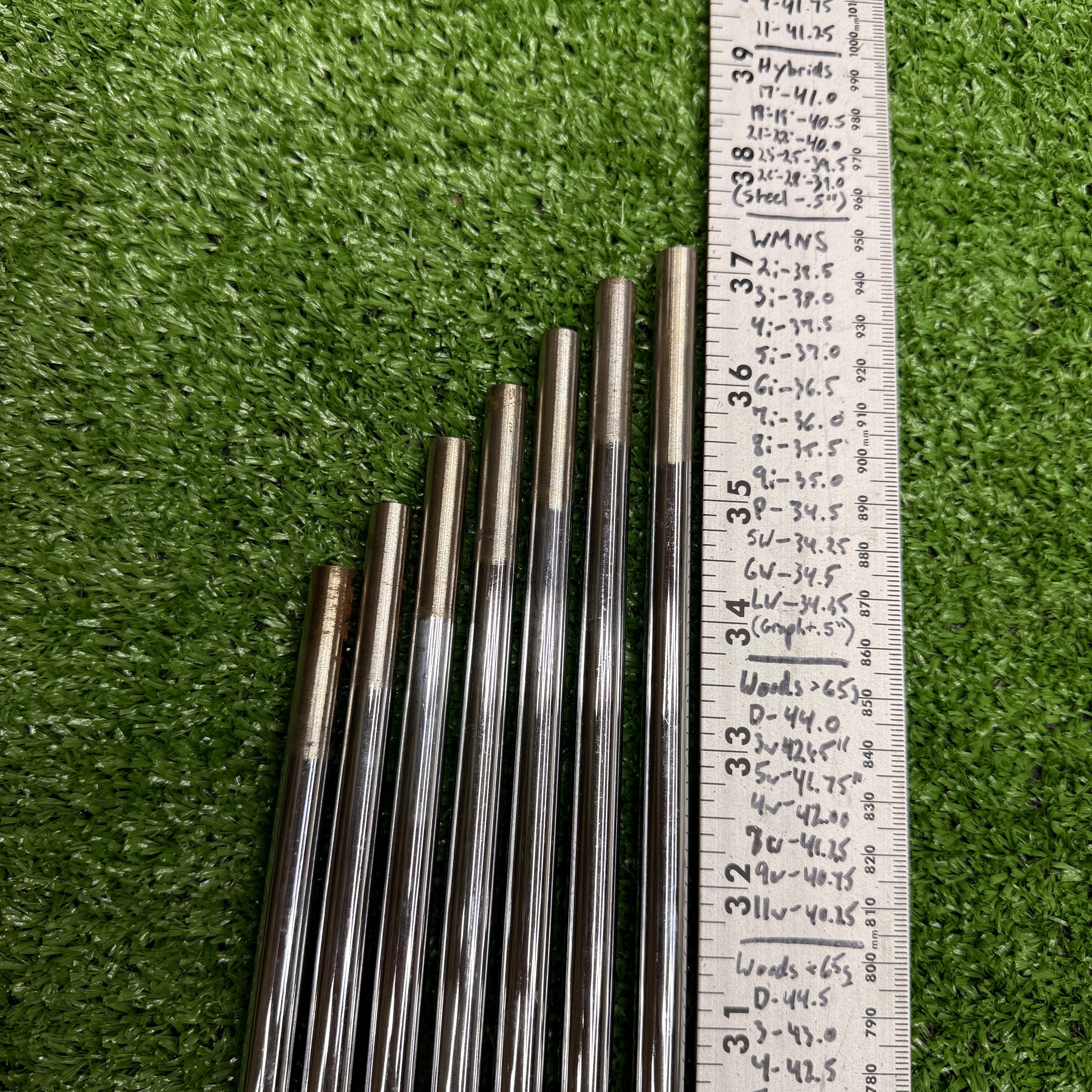 Dynamic Gold Xseven XX-Stiff Iron Shaft Set 4-PW .355