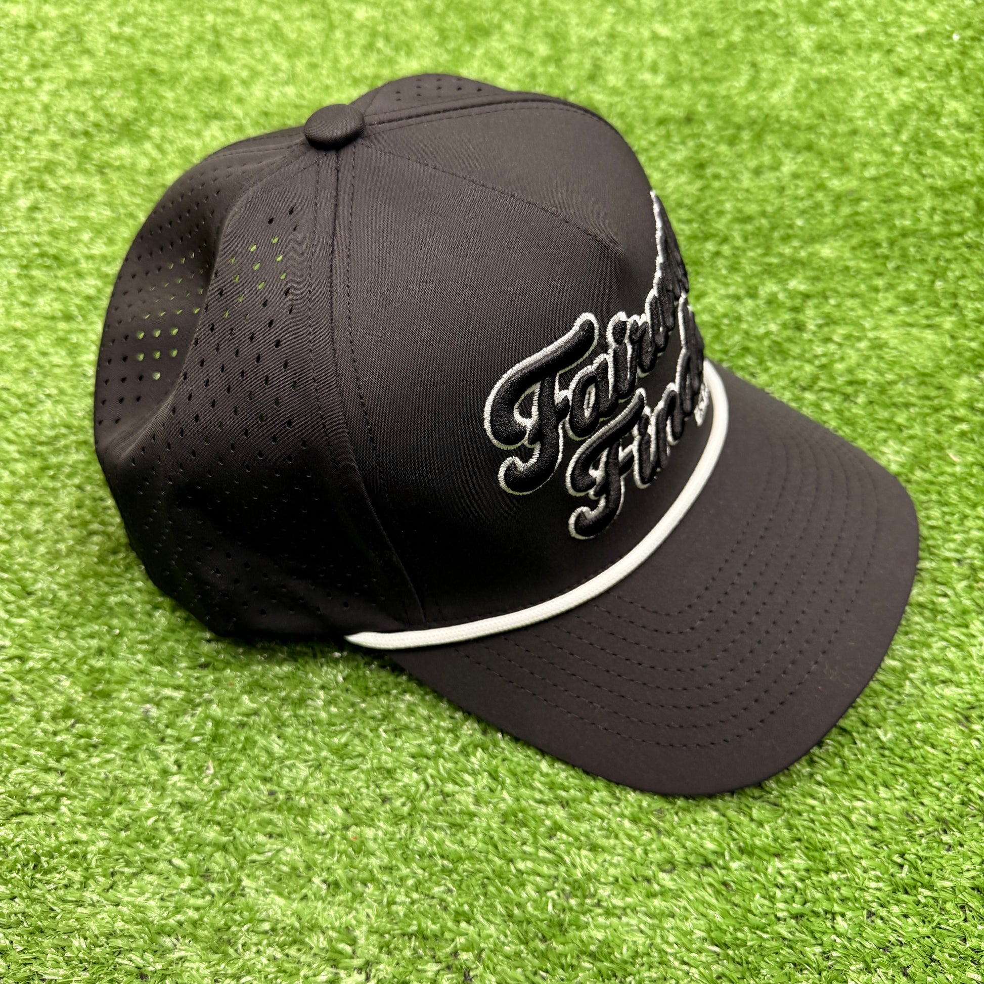 Fairway Finds™ Rope Hat V1 "Black" - FAIRWAY FINDS