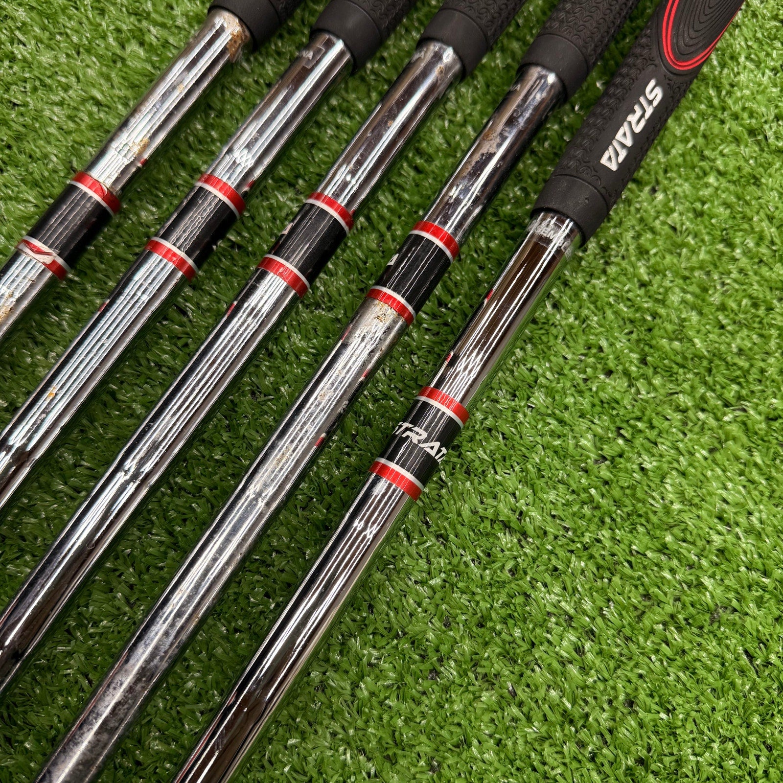 Callaway Strata Red Iron Set PW-6i Steel Uniflex RH - FAIRWAY FINDS