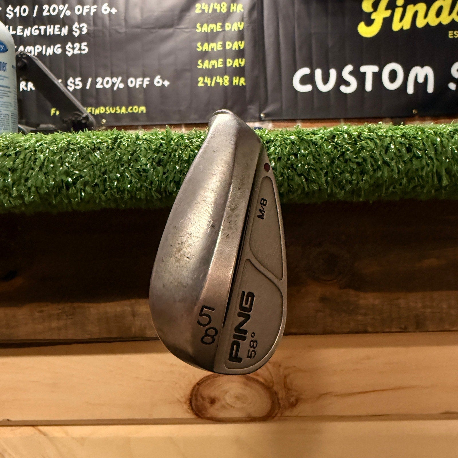 PING M/B Lob Wedge 58° Stiff Steel RH +1.25" - FAIRWAY FINDS