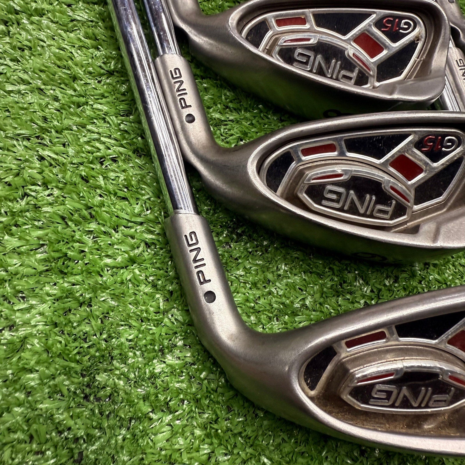 PING G15 Iron Set 4-PW Regular Steel RH *READ*