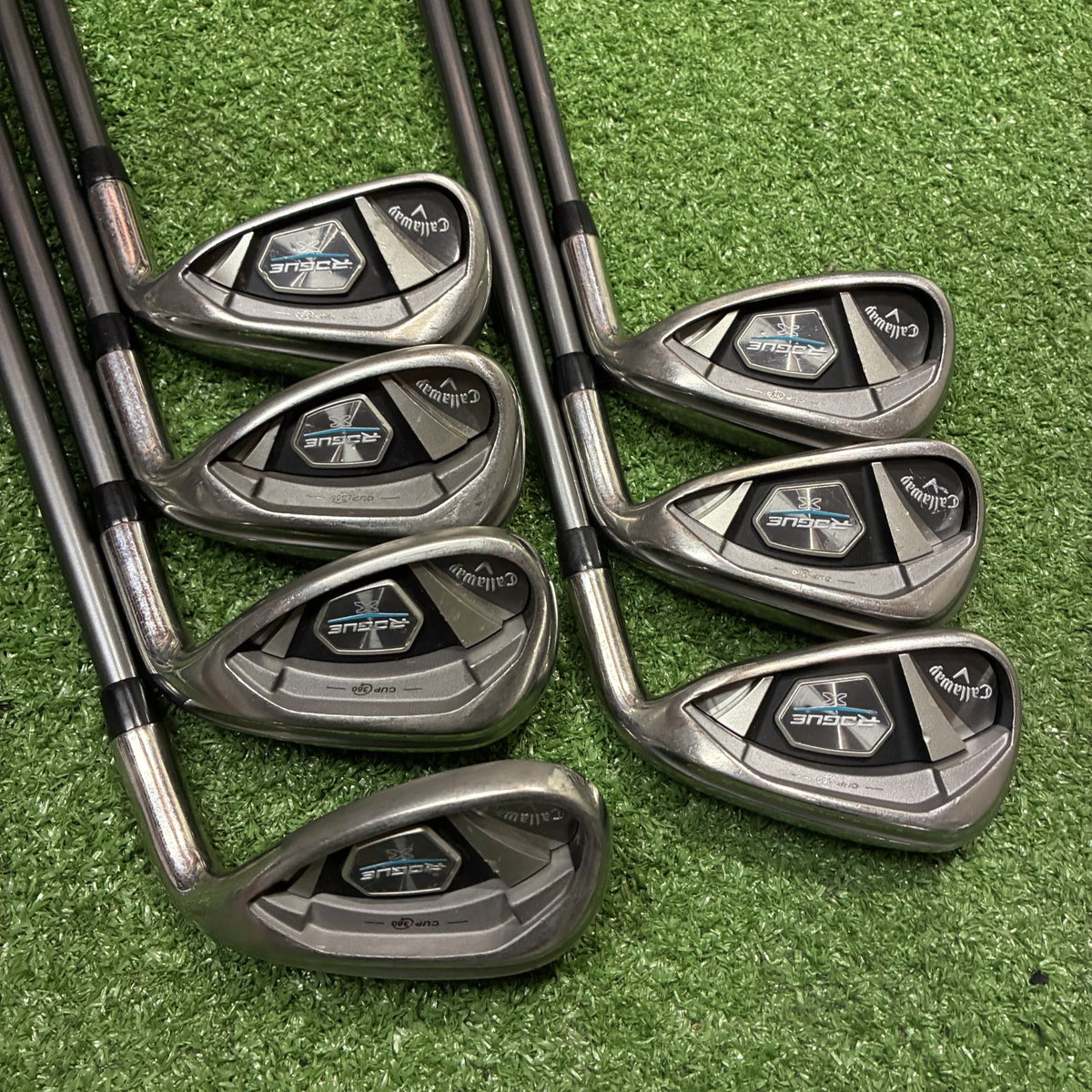 Callaway Rogue X 6-PW, AW, SW Iron Set Regular Graphite RH