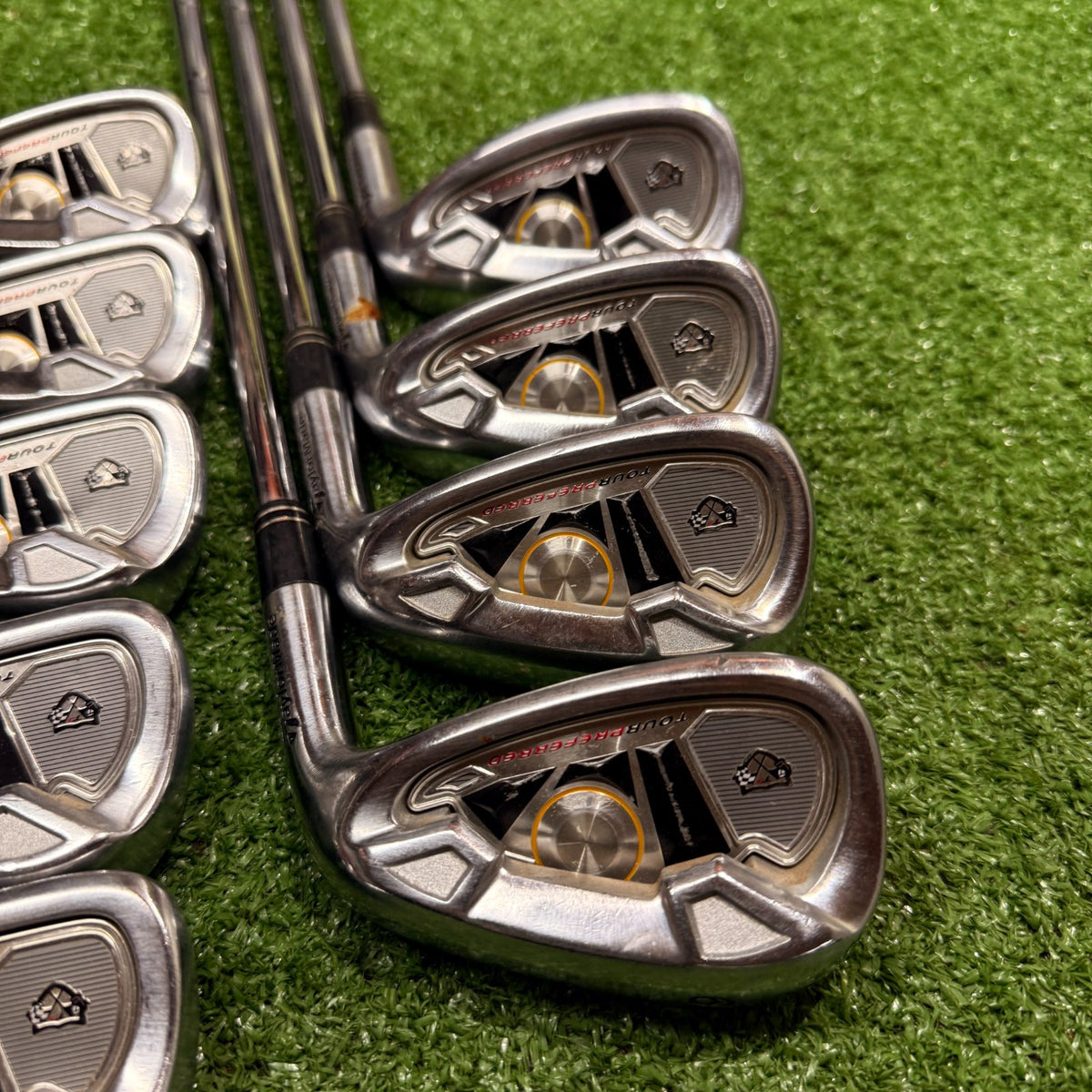 TaylorMade Tour Preferred 3-6, 8-9, P, A, S Iron Set Stiff Steel RH *READ*