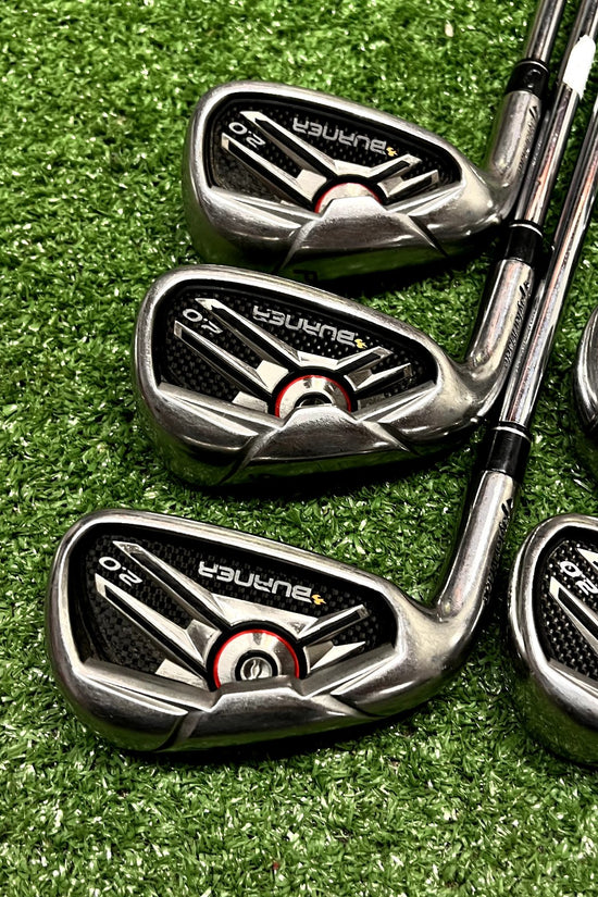 TaylorMade Burner 2.0 4-7, 9, PW Iron Set Regular Steel LH