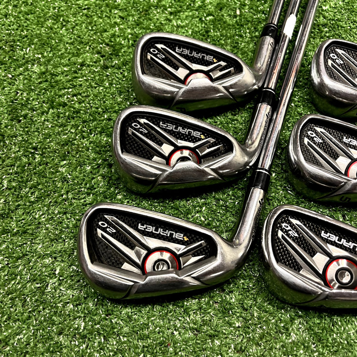 TaylorMade Burner 2.0 4-7, 9, PW Iron Set Regular Steel LH