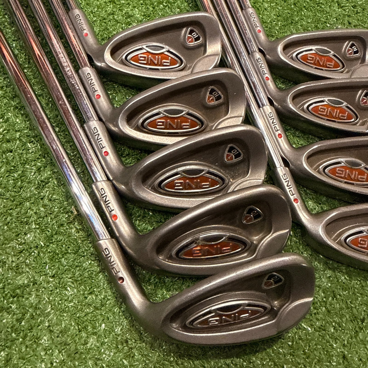 PING G10 4–9, W, U, S Iron Set Regular Steel RH