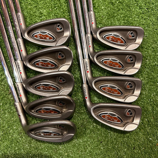 PING G10 4–9, W, U, S Iron Set Regular Steel RH