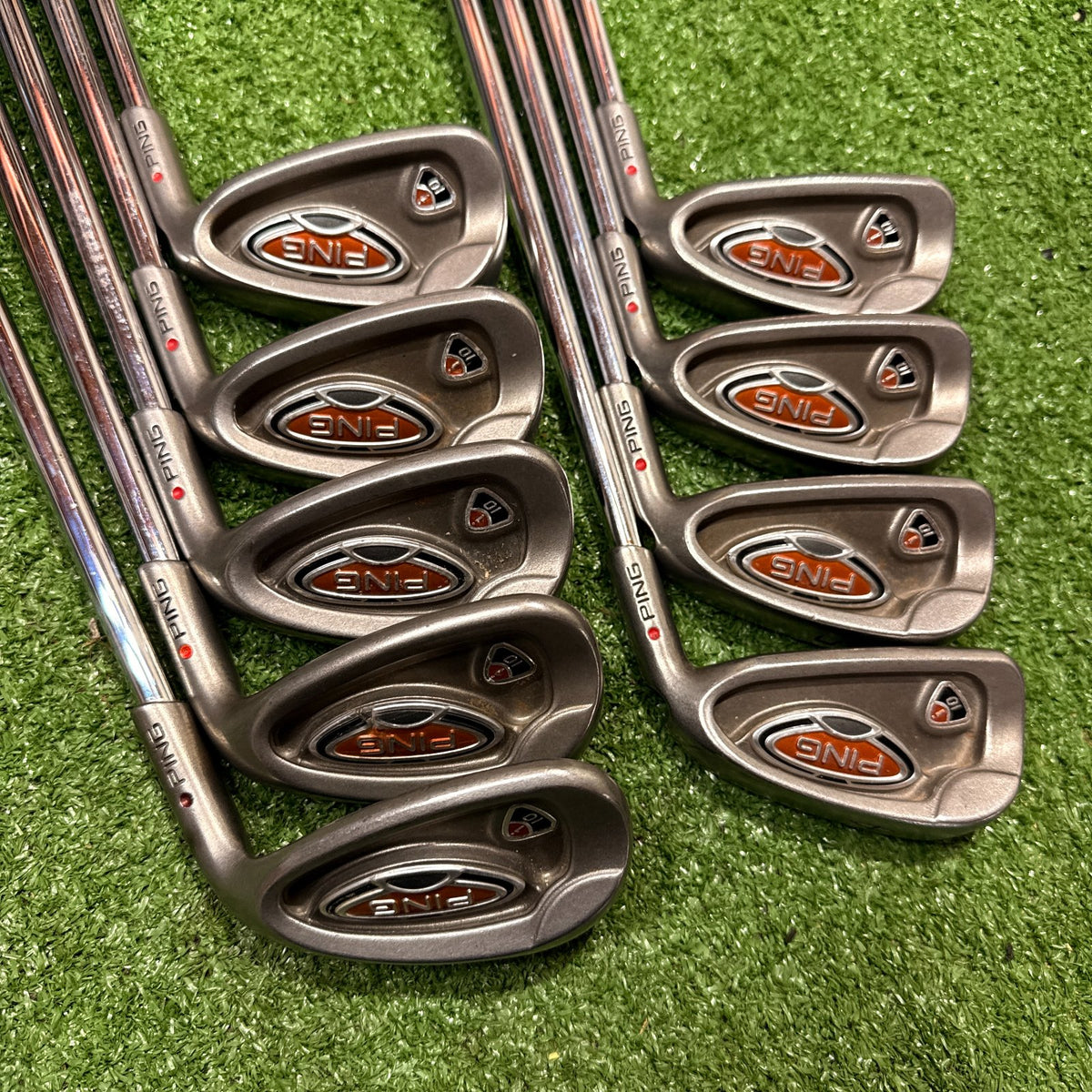 PING G10 4–9, W, U, S Iron Set Regular Steel RH