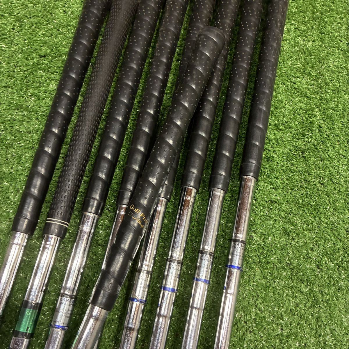PING Eye Black Dot 2-PW Iron Set Stiff Steel RH *READ*