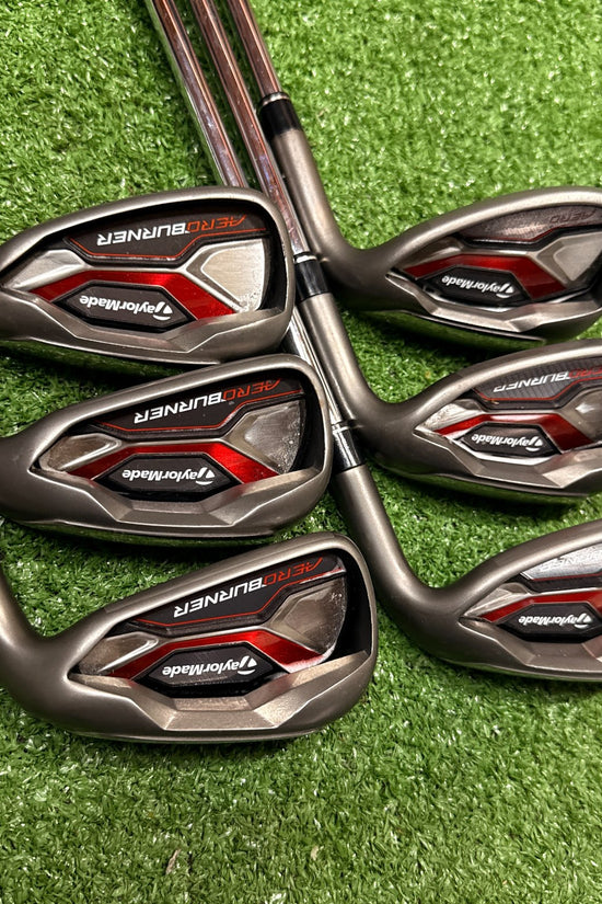 TaylorMade AeroBurner 6-PW, SW Iron Set Stiff Steel RH