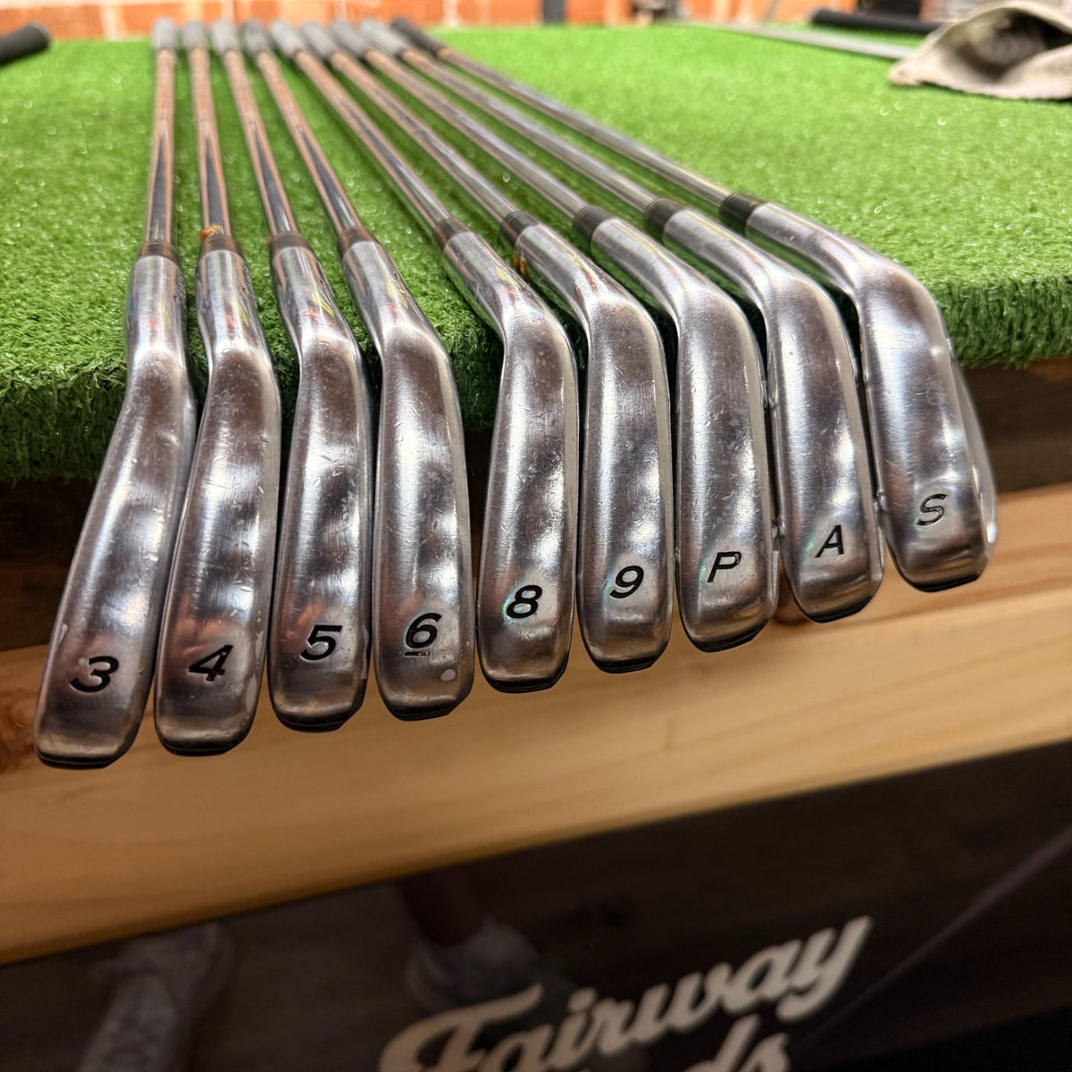 TaylorMade Tour Preferred 3-6, 8-9, P, A, S Iron Set Stiff Steel RH *READ*