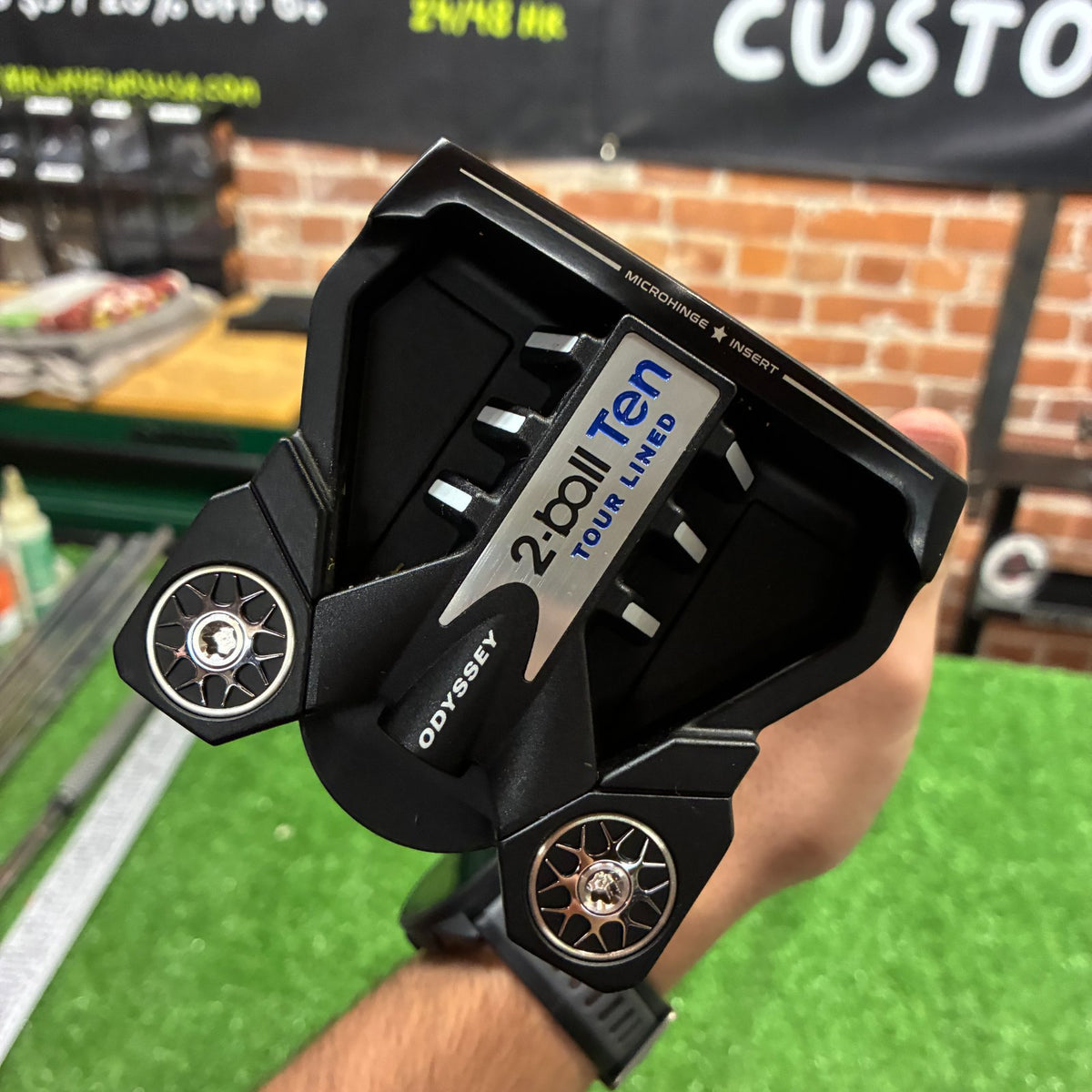 Odyssey 2-Ball Ten Tour Lined Putter RH