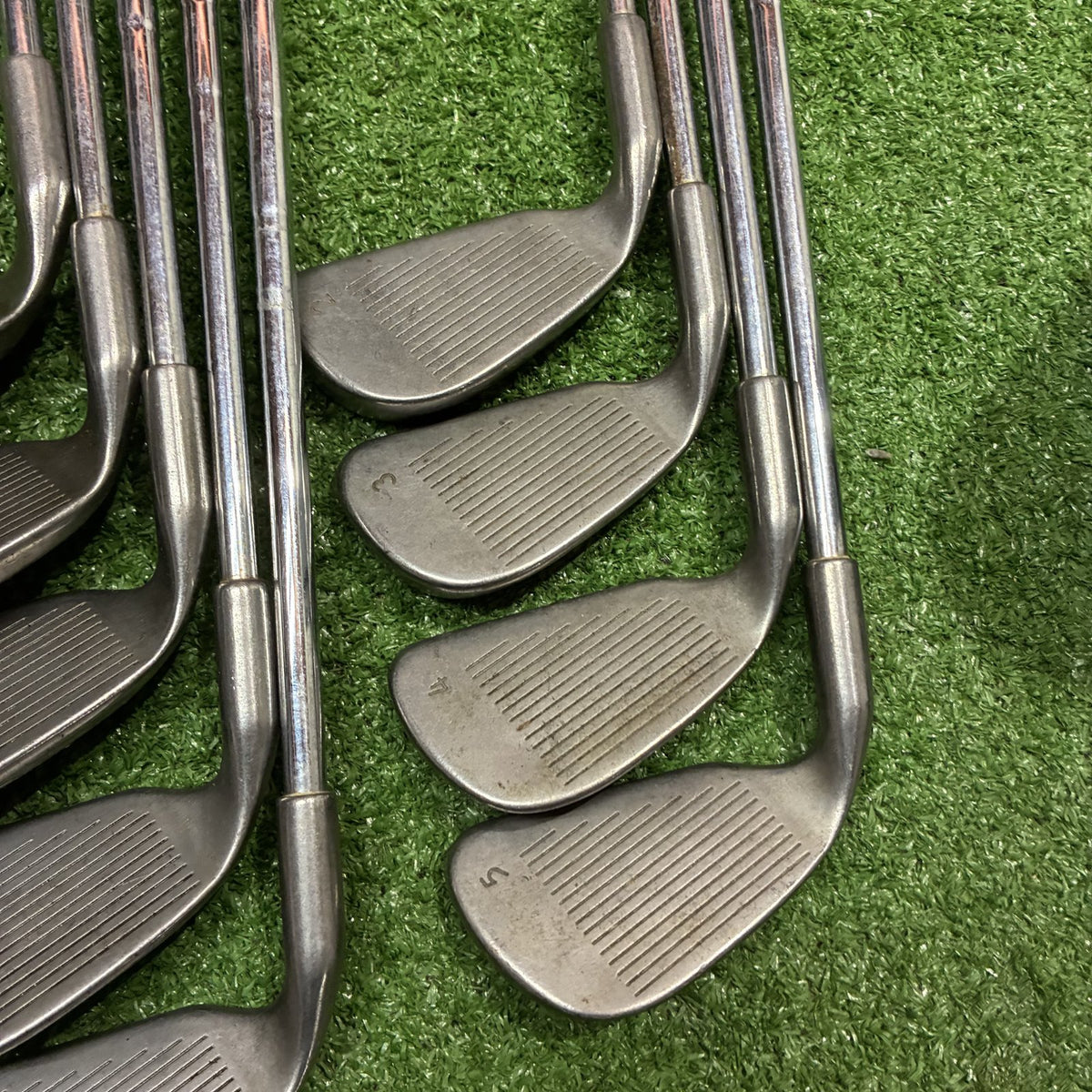 PING Eye Black Dot 2-PW Iron Set Stiff Steel RH *READ*