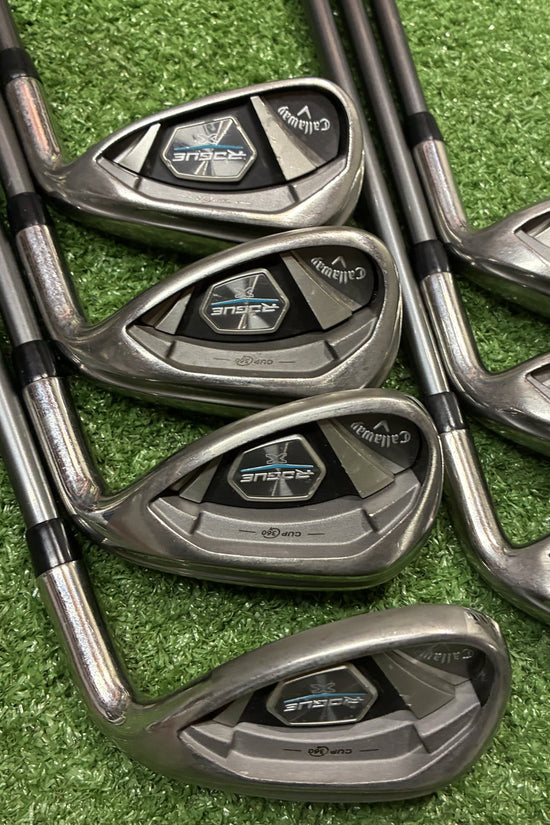 Callaway Rogue X 6-PW, AW, SW Iron Set Regular Graphite RH