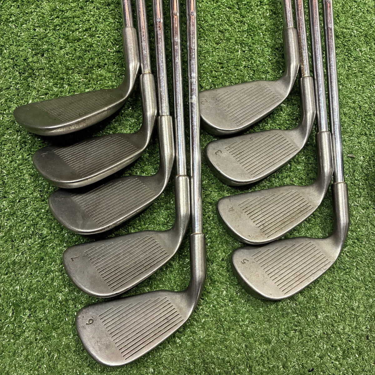 PING Eye Black Dot 2-PW Iron Set Stiff Steel RH *READ*