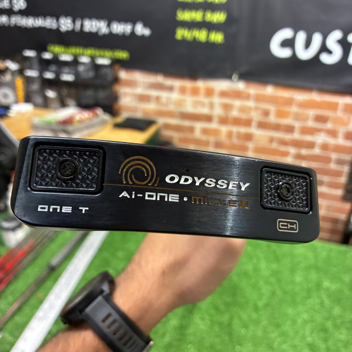 Odyssey Ai-ONE Milled One T CH Putter Steel RH