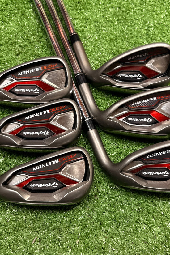 TaylorMade AeroBurner 6-PW, SW Iron Set Stiff Steel RH
