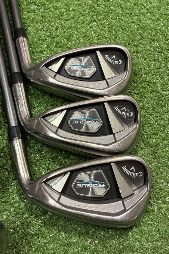 Callaway Rogue X 6-PW, AW, SW Iron Set Regular Graphite RH